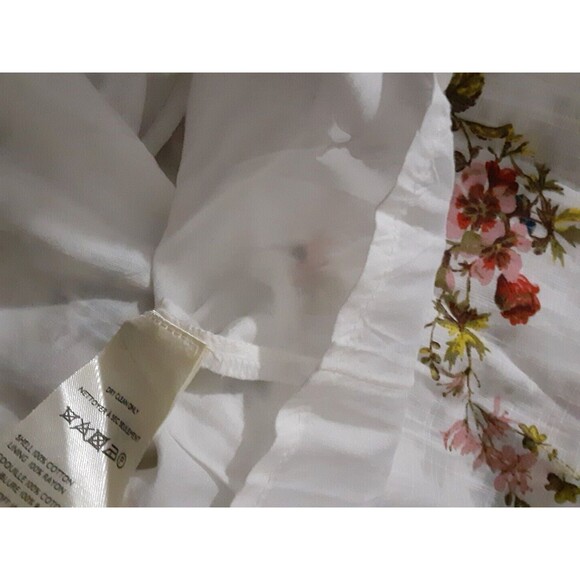 NWT By Anthropologie Sleeveless Smocked Waist Ruffled Midi Dress Size XL - Picture 15 of 15